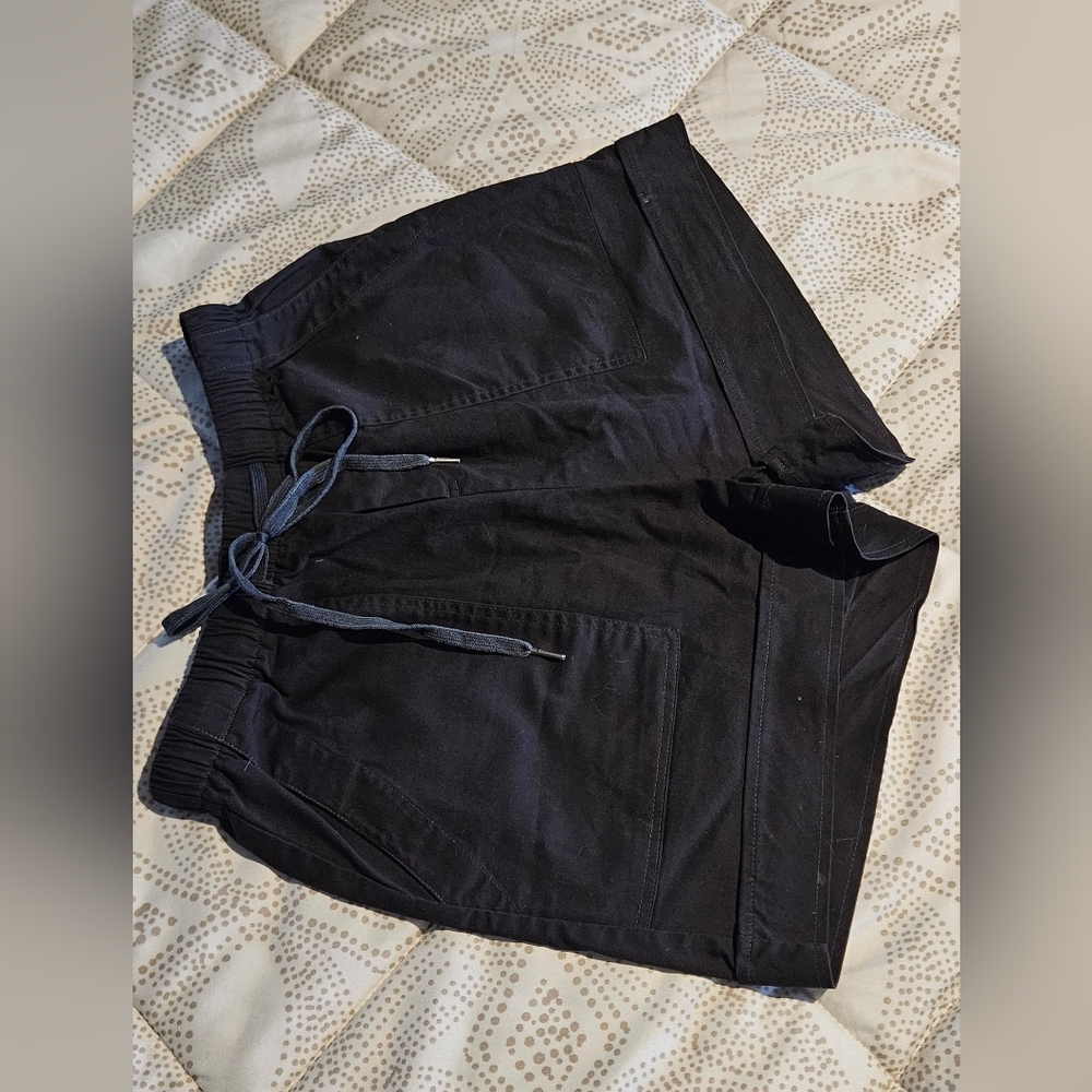 Black Casual Shorts